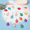 Dyed Synthetic Turquoise Pendants G-SC0002-35-4