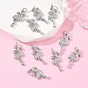 SHEGRACE Brass Micro Pave Cubic Zirconia Pendants XGRQ3P586-598P-4