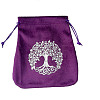 Velvet Tarot Cards Storage Drawstring Bags ZODI-PW0002-03H-02-1