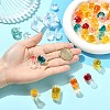 45Pcs 9 Styles Wine Transparent Resin Cabochons CRES-CJZ0009-02-4