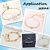 32Pcs Rack Plating Adjustable Brass Slider Bracelet Making KK-SP0001-78P-5