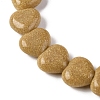 Synthetic Yellow Goldstone Beads Strands G-I372-A11-01-4