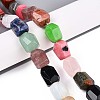 Natural & Synthetic Mixed Stone Beads Strands G-T142-75-1