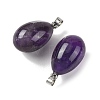 Natural Amethyst Pendants GG-K002-08A-18-2