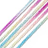 Transparent Gradient Color Glass Beads Strands GLAA-H021-01A-16-2