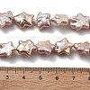 Natural Baroque Keshi Pearl Beads Strands PEAR-P064-04B-01B-5