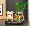 Resin Lucky Cat & Goldfish Display Decorations PW-WG9CA52-09-1