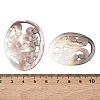 Natural Shell Carved Cabochons SHEL-L014-01-3