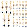 20Pcs Evil Eye Theme Pendant Decorations HJEW-PH0001-77-1