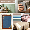 10Pcs 5 Colors Linen Fabric Book Covers FIND-CP0003-80B-5