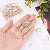 304 Stainless Steel Leverback Earring Findings STAS-UN0001-67RG-2