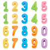 20Pcs 10 Styles UV Plating Opaque Acrylic Beads SACR-TA0001-76-2