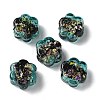 Handmade Foil Lampwork Beads Strands FOIL-Z001-03B-2