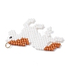 3Pcs MIYUKI Delica Glass Seed Beaded Pendants PALLOY-MZ01247-5