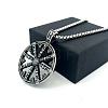 Vintage 304 Stainless Steel Viking Anchor Pendant Necklaces for Men VB2493-2