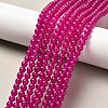 Natural & Dyed Malaysia Jade Bead Strands X-G-A146-4mm-A15-1