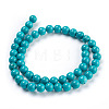 Natural Magnesite Beads Strands TURQ-L019-8mm-01-2