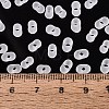 FGB Frosted Transparent Glass Seed Beads SEED-N013-06A-01-4