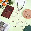 80Pcs 2 Styles Alloy Pendant Decorations HJEW-BC00125-4