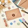 DIY Scrapbook Wax Seal Stamp Sets AJEW-WH0432-022-4