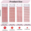 4 Sheets 4 Styles Acrylic Self Adhesive Stickers DIY-GF0014-71C-2