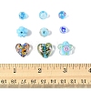 38Pcs Handmade Bumpy Glass Beads LAMP-FS0001-40-5