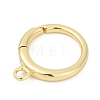 Brass Spring Gate Rings KK-U062-50G-2