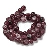 Natural Strawberry Quartz Beads Strands G-P497-01E-88-3