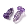 Natural Amethyst Pendants G-K383-01B-2
