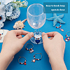 24Pcs 24 Style Independence Day Theme Alloy Enamel Wine Glass Charms AJEW-BC0003-94-3