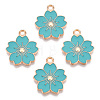 Alloy Enamel Pendants X-ENAM-S121-115G-1
