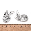Tibetan Style Alloy Pendants TIBEP-T054-15AS-3