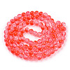 Transparent Crackle Baking Paint Glass Beads Strands X2-DGLA-T003-01A-12-2