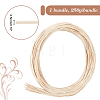 Round Natural Rattan Wicker Strips AJEW-WH0258-945A-2