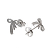 Non-Tarnish Plating 304 Stainless Steel Stud Earrings for Women EJEW-S233-01P-02-2