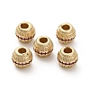 Brass Micro Pave Cubic Zirconia Beads KK-C071-07KCG-02-1