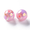 Opaque Acrylic Beads X-MACR-S370-D12mm-A01-2