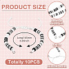 Handmade Polymer Clay Bead Bracelets Making AJEW-TAC00076-3