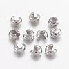 Brass Crimp Beads Covers X-KK-H289-NFN-NF-1