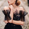 Gauze Lady Tulle Lace Oversleeve AJEW-WH0596-070B-5