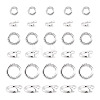 12Pcs 3 Styles Brass Open Jump Rings KK-TA0008-82P-2