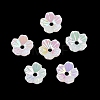 UV Plating Opaque Acrylic Bead Cap OACR-K001-45A-1