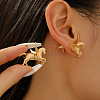 Brass Stud Earrings FS-WGAD0DB-06-1