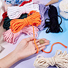 8 Skeins 8 Colors Braided Cotton String Threads for Crafts Knitting Making OCOR-TA0003-56-6