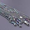 2MM Unisex 304 Stainless Steel Ball Chains Necklaces YT0712-5-1