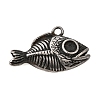 304 Stainless Steel Big Pendants STAS-B128-12AS-1