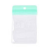 Rectangle Transparence EVA Zip Top Gift Bags OPP-T003-02B-02-1
