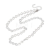 304 Stainless Steel 6MM Ring Link Chain Necklaces NJEW-P343-01A-P-4