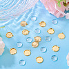 12Pcs Brass Pendant Cabochon Settings KK-TA0003-10C-5