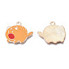 Alloy Enamel Pendants PALLOY-N160-026-2